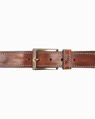 Tommy Bahama | Heavy Stitch Leather Belt / Brown