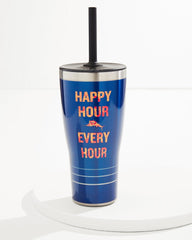 Tommy Bahama | Happy Hour Every Hour 30-oz. Tervis® Tumbler With Straw Lid / Blue