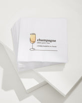 Tommy Bahama | Champagne Cocktail Napkins / White