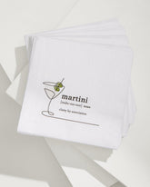Tommy Bahama | Martini Cocktail Napkins / White