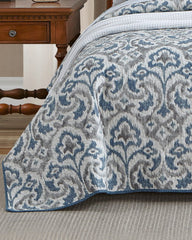 Tommy Bahama | Cape Verde 3-Piece King Quilt Set / Grey