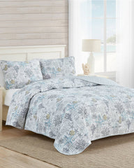 Tommy Bahama | Beach Bliss 2-Piece Twin Quilt Set / Grey