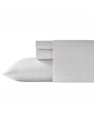 Tommy Bahama | Paloma Stripe Cloud 4-Piece Queen Sheet Set / Grey