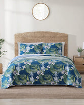Tommy Bahama | Southern Breeze 3-Piece Full/Queen Quilt Set / Blue