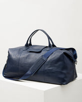 Tommy Bahama | Stanford Navy Leather Duffel Bag / Navy