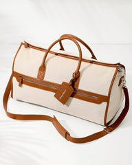 Tommy Bahama | Capri Tan 2-in-1 Garment Duffel Bag / Brown