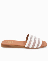 Tommy Bahama | André Assous Kaila Nappa Leather & Mesh Sandals / White
