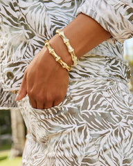 Tommy Bahama | Island Essence Bamboo Bangle Bracelet / Gold