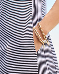 Tommy Bahama | Kihei Collection Stretch Charm Bracelet Set / Gold