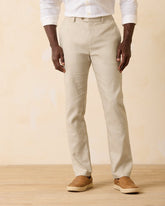 Tommy Bahama | Big & Tall Latigo Beach Linen-Blend Flat-Front Pants / Stone Khaki