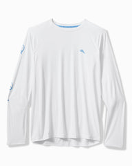 Tommy Bahama | Big & Tall Chill Time Surf IslandZone® Rash Guard / White