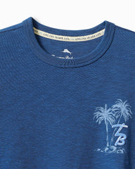 Tommy Bahama | Big & Tall High Tide Hangout Long-Sleeve Lux T-Shirt / Dark Blue Muse