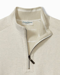 Tommy Bahama | Big & Tall Flip Coast Reversible Half-Zip Sweatshirt / Lychee Hthr