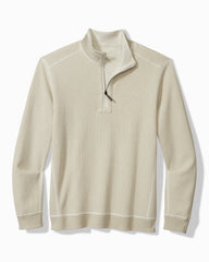 Tommy Bahama | Big & Tall Flip Coast Reversible Half-Zip Sweatshirt / Lychee Hthr