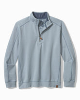 Tommy Bahama | Big & Tall Ben & Terry Half-Zip Sweatshirt / Norse Blue