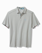 Tommy Bahama | Big & Tall Tropicano Blooms Five O'Clock IslandZone® Polo / Concrete Grey