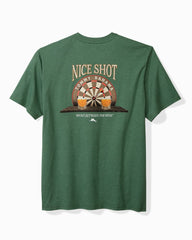Tommy Bahama | Big & Tall Between the Ryes Graphic Pocket T-Shirt / Green Meadow Heather