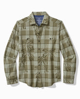 Tommy Bahama | Big & Tall Fireside Palm Springs Stretch Flannel Shirt / Tea Leaf