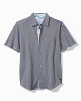 Tommy Bahama | Big & Tall San Lucio Cali Blooms Happy Hour Knit Stretch Shirt / Bering Blue