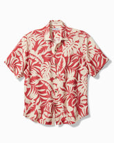 Tommy Bahama | Big & Tall Veracruz Cay Lindavista Leaves Short-Sleeve Shirt / Dark Havana