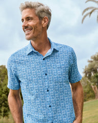 Tommy Bahama | Big & Tall Bahama Coast Cozumel Tiles IslandZone® Shirt / Dew Drop