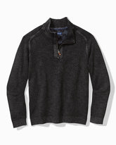 Tommy Bahama | Big & Tall Sunbreak Half-Zip Sweater / Black