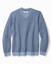 Tommy Bahama | Big & Tall Coolside Course IslandZone® Sweater / Buccaneer Blue