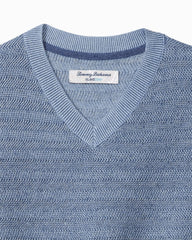 Tommy Bahama | Big & Tall Coolside Course IslandZone® Sweater / Buccaneer Blue