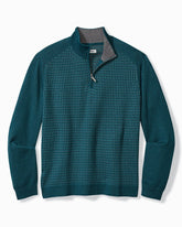 Tommy Bahama | Big & Tall Coastal Shores Half-Zip Sweater / Seaway