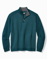 Tommy Bahama | Big & Tall Coastal Shores Half-Zip Sweater / Seaway
