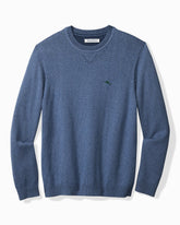 Tommy Bahama | Big & Tall Marlin Luxe Crew Sweater / Dutch Blue Hthr