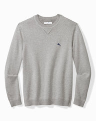 Tommy Bahama | Big & Tall Marlin Luxe Crew Sweater / Light Grey Heather