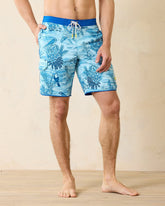 Tommy Bahama | Big & Tall Baja Bird's Eye View Boardshorts / Aqua Splash