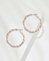 Tommy Bahama | Island Essence Rose Gold Bamboo Hoop Earrings / Rose Gold
