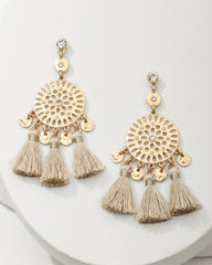 Tommy Bahama | Madeira Tassel Statement Earrings / Gold