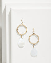 Tommy Bahama | Indigo Shore Mother of Pearl Teardrop Earrings / Gold