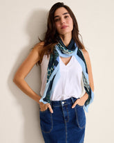 Tommy Bahama | Foulard Patch Square Scarf / Navy