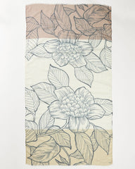 Tommy Bahama | Block Bouquet Wrap Scarf / Camel