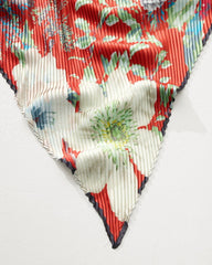 Tommy Bahama | Amaryllis Pleated Diamond Scarf / Cherry