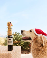 Tommy Bahama | Santa & Retriever Bottle Topper Set / Multicolor