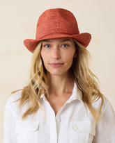 Tommy Bahama | Gigi Crochet Raffia Hat / Hibiscus