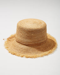 Tommy Bahama | Raffia Packable Bucket Hat / Natural