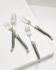 Tommy Bahama | Eat, Drink & Be Merry Appetizer Fork Set / Green