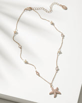 Tommy Bahama | Island Essence Rose Gold Starfish Pearl Necklace / Rose Gold