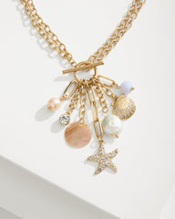 Tommy Bahama | Sanibel Island Multi-Charm Necklace / Gold
