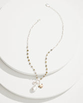 Tommy Bahama | Marco Island Shell and Mother of Pearl Pendant Necklace / Silver