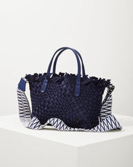 Tommy Bahama | Taunton Fringe Top Small Tote & Wristlet / Navy