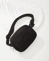Tommy Bahama | Vaughan Woven Belt Bag / Black