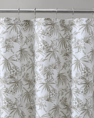 Tommy Bahama | Pen and Ink Bahama Brown Palm Shower Curtain / Brown