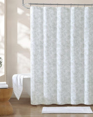 Tommy Bahama | Pen and Ink Spring Green Palm Shower Curtain / Green
